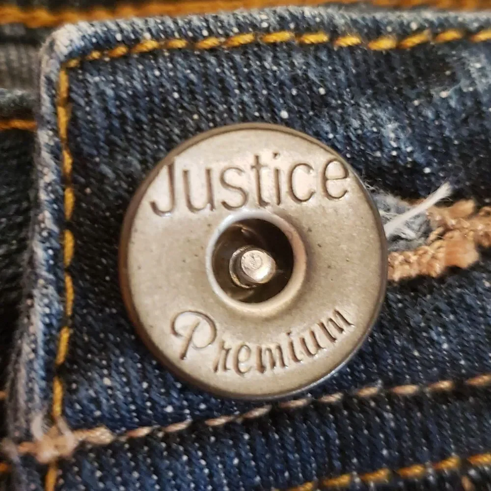 EUC Justice Girls Jeans Sz 10 1/2